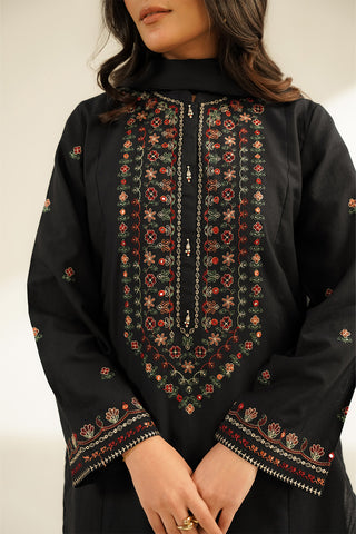 3 Piece Slub Khaddar Embroidered (CS0386)
