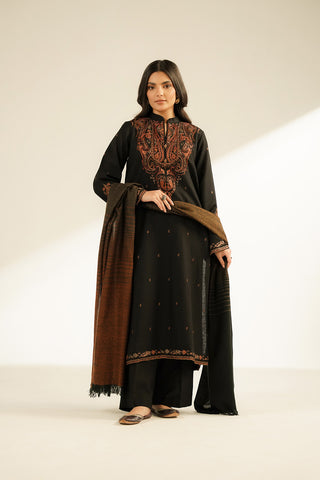 3 Piece Cotton Karandi Embroidered (CS0388)