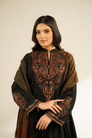 3 Piece Cotton Karandi Embroidered (CS0388)