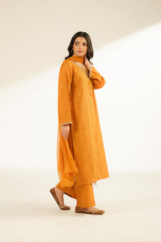 3 Piece Lawn Karandi Embroidered Suit (CS0390)