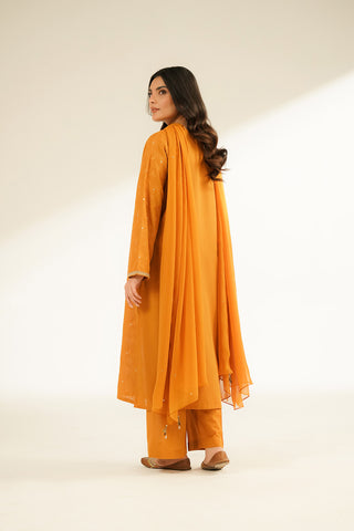 3 Piece Lawn Karandi Embroidered Suit (CS0390)