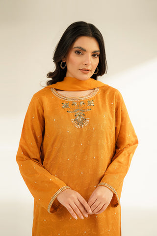 3 Piece Lawn Karandi Embroidered Suit (CS0390)