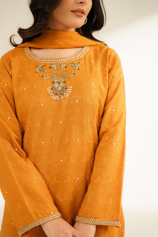 3 Piece Lawn Karandi Embroidered Suit (CS0390)