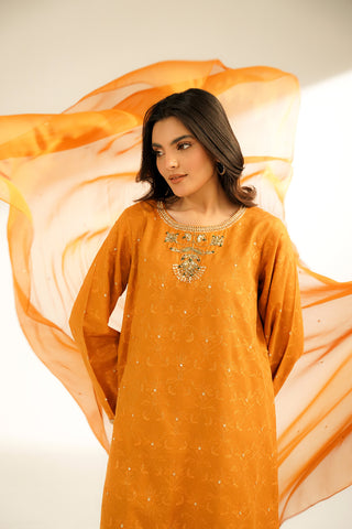 3 Piece Lawn Karandi Embroidered Suit (CS0390)