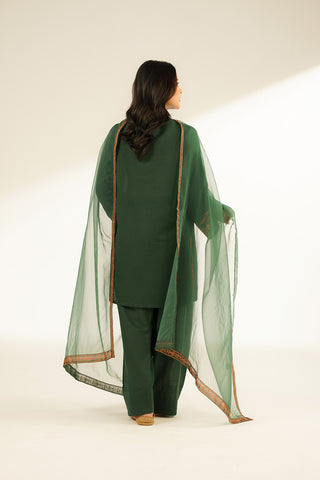 3 Piece Lawn Karandi Embroidered Suit (CS0394)