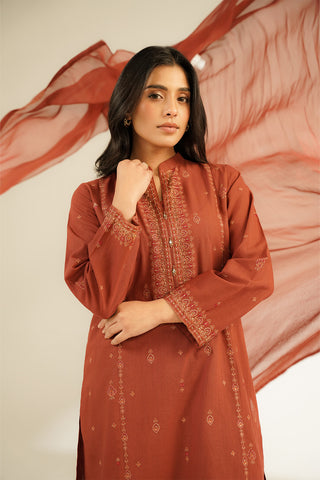 3 Piece Slub Khaddar Embroidered (CS0395)