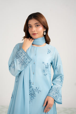 3 Piece Lawn Embroidered Suit (CS0396)