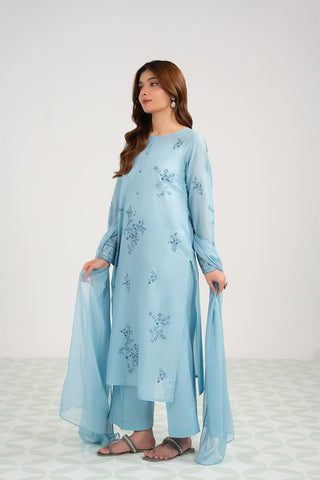 3 Piece Lawn Embroidered Suit (CS0396)