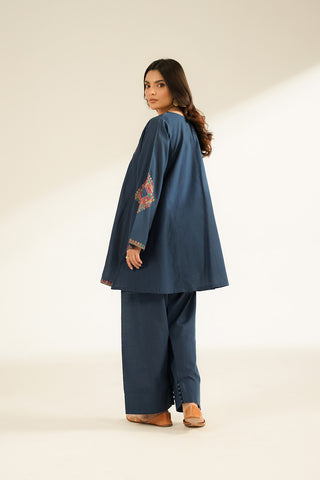 2 Piece Slub Khaddar Embroidered Suit (CS0397)