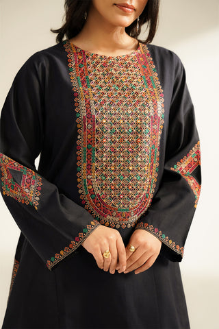 2 Piece Slub Khaddar Embroidered Suit (CS0398)