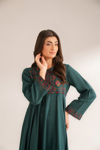 2 Piece Cotton Karandi Embroidered Suit (CS0400)