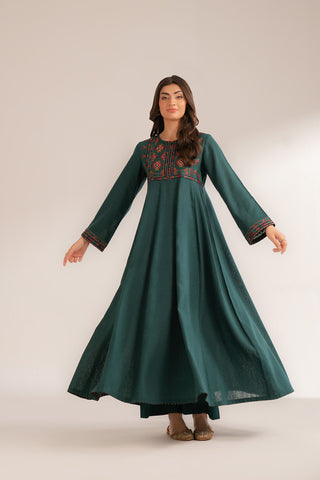 2 Piece Cotton Karandi Embroidered Suit (CS0400)