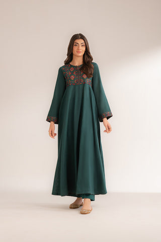 2 Piece Cotton Karandi Embroidered Suit (CS0400)