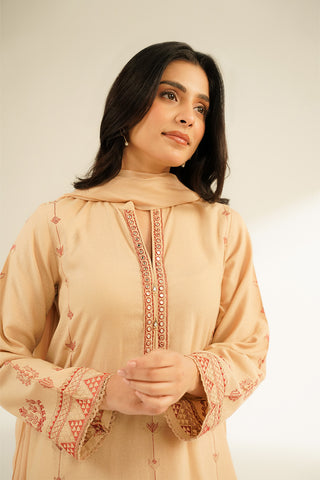 3 Piece Lawn Karandi Embroidered Suit (CS0406)