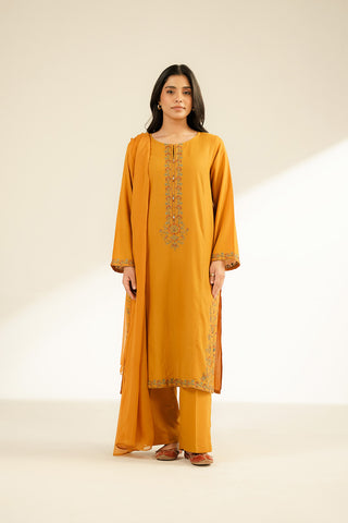 3 Piece Lawn Karandi Embroidered Suit (CS0408)