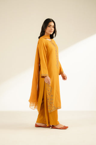 3 Piece Lawn Karandi Embroidered Suit (CS0408)