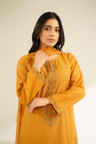 3 Piece Lawn Karandi Embroidered Suit (CS0408)