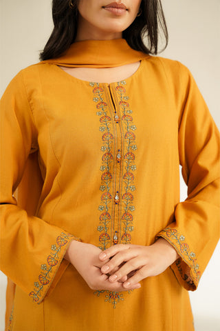 3 Piece Lawn Karandi Embroidered Suit (CS0408)