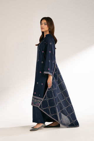 3 Piece Lawn Karandi Embroidered Suit (CS0410)
