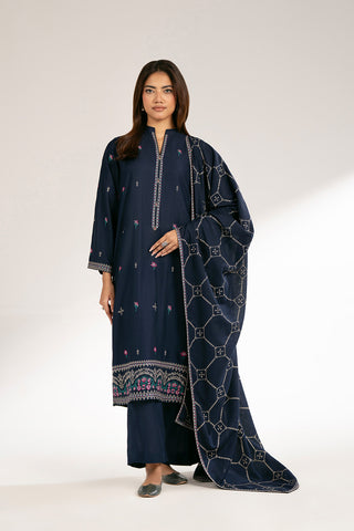 3 Piece Lawn Karandi Embroidered Suit (CS0410)