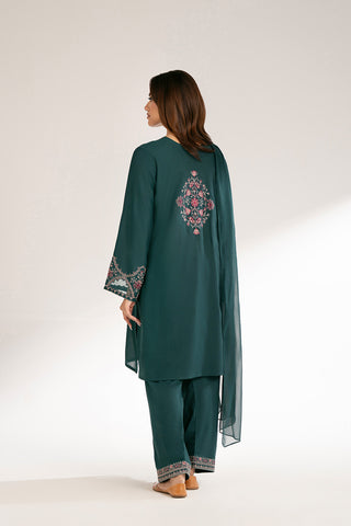 3 Piece Lawn Karandi Embroidered Suit (CS0411)