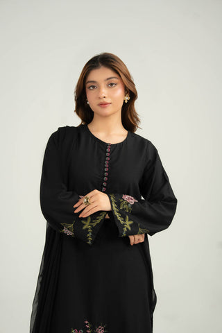 3 Piece Lawn Karandi Embroidered Suit (CS0412)