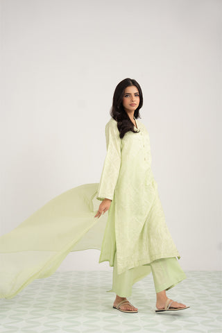 3 Piece Lawn Embroidered Suit (CS0413)