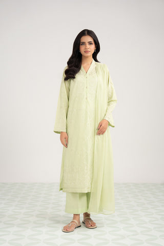 3 Piece Lawn Embroidered Suit (CS0413)