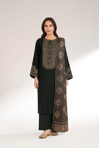 3 Piece Cotton Karandi Embroidered Suit (CS0421)