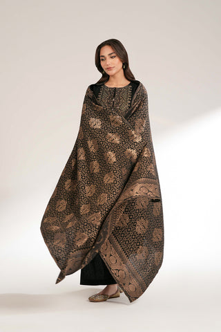 3 Piece Cotton Karandi Embroidered Suit (CS0421)