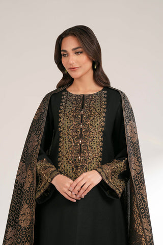 3 Piece Cotton Karandi Embroidered Suit (CS0421)