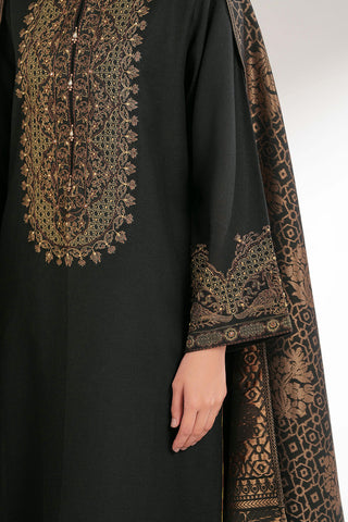 3 Piece Cotton Karandi Embroidered Suit (CS0421)