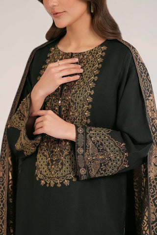 3 Piece Cotton Karandi Embroidered Suit (CS0421)