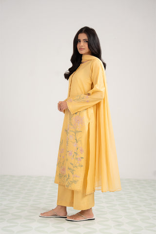 3 Piece Lawn Embroidered Suit (CS0428)