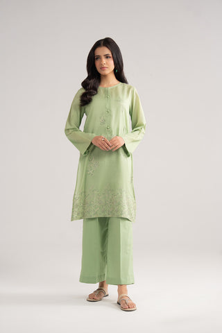 2 Piece Lawn Embroidered Suit (CS0434)