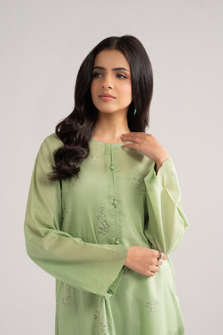 2 Piece Lawn Embroidered Suit (CS0434)