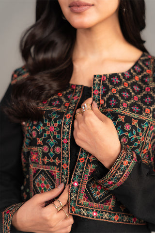 3 Piece Lawn Karandi Embroidered Suit (CS0450)