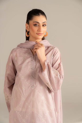 3 Piece Lawn Embroidered Suit (CS0452)