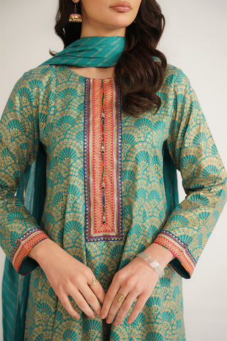 2 Piece Printed Lawn Printed Suit (CS0454)