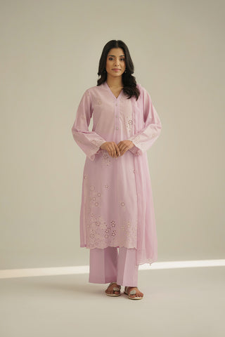 3 Piece Lawn Embroidered Suit (CS0455)