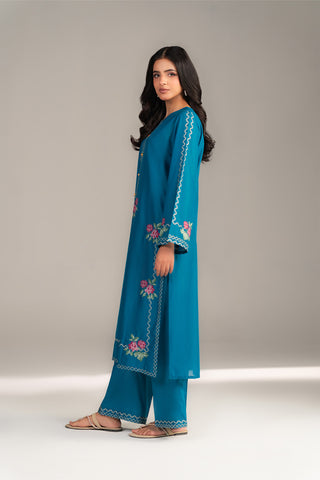 2 Piece Lawn Embroidered Suit (CS0459)