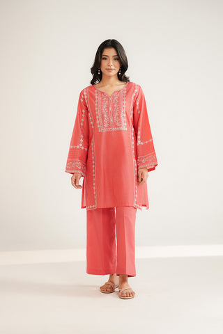 2 Piece Lawn Embroidered Suit (CS0467)