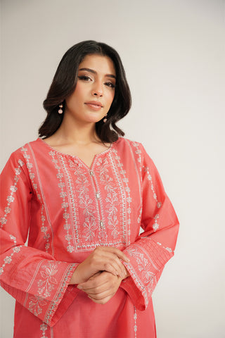 2 Piece Lawn Embroidered Suit (CS0467)