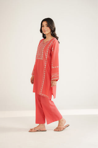 2 Piece Lawn Embroidered Suit (CS0467)