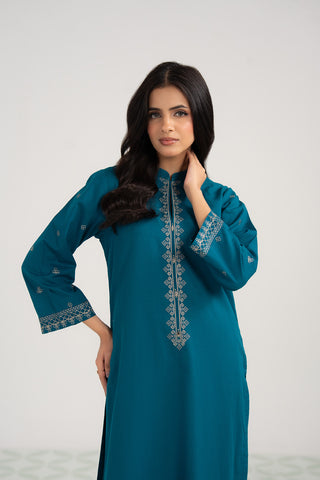 1 Piece Cotton Rip Stop Embroidered Shirt (CS0479)