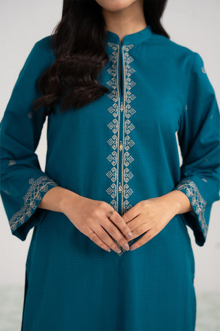 1 Piece Cotton Rip Stop Embroidered Shirt (CS0479)