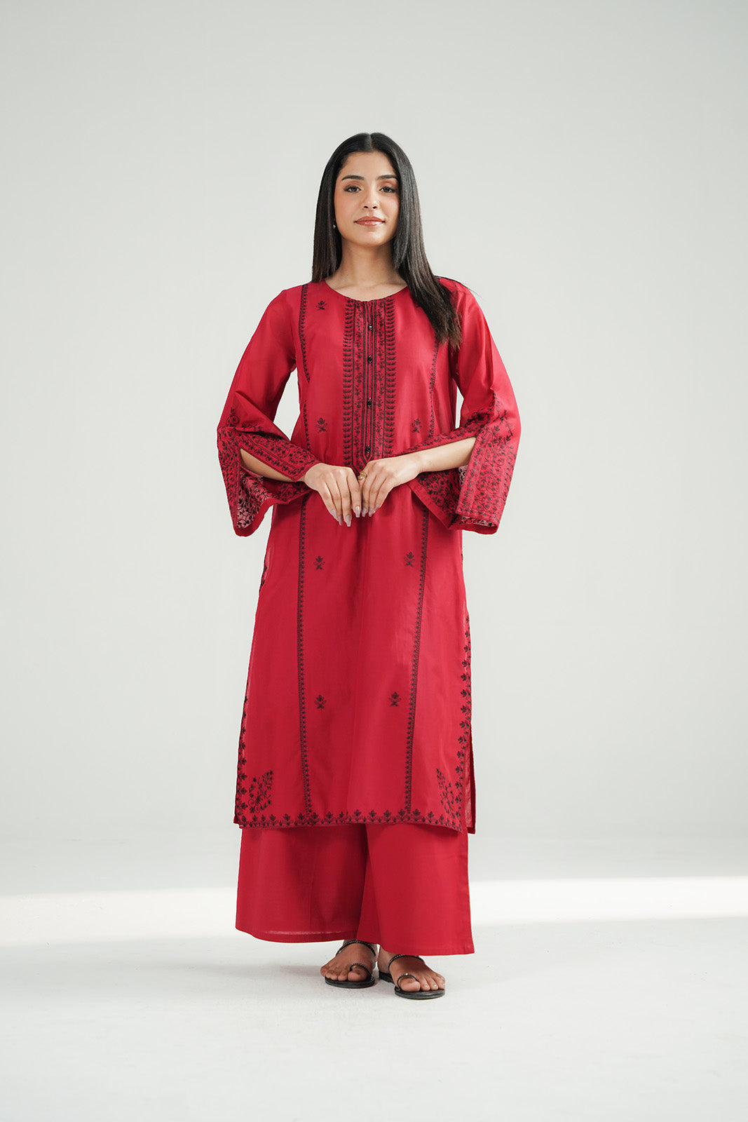 2 Piece Lawn Embroidered Suit (CS0480)
