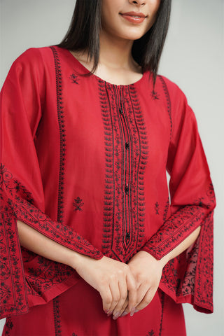 2 Piece Lawn Embroidered Suit (CS0480)