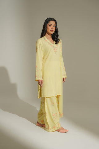 3 Piece Cotton Embroidered Suit (CS0487)