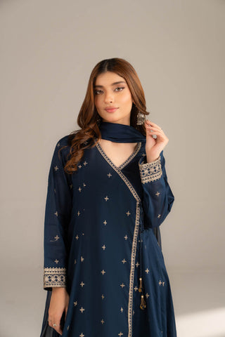 3 Piece Lawn Embroidered Suit (CS0494)